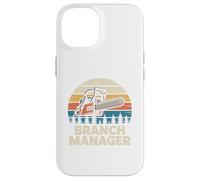 Gerente de sucursal Motosierra diseño Retro Carcasa para iPhone 14