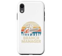 Gerente de sucursal Motosierra diseño Retro Carcasa para iPhone XR
