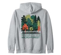 Gerente de un Micro-Forest Urban Rewilding 10x10 Sudadera con Capucha