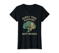 Gerente del árbol genealógico tía Rama Vintage gráfico Camiseta