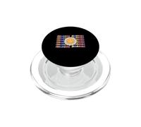Gerente Financiero Retro Girasol Groovy Finanzas Trabajo Volver PopSockets PopGrip para MagSafe