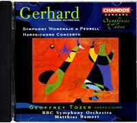 Gerhard, R. - Symphony Homenaje a Pedrell/Concerto Harpsichord