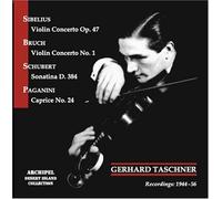 Gerhardt Taschner - Plays Sibelius/Bruch/Schubert