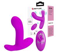 Geri Estimulador con Vibración y Licking con Control Remoto de Prettylove