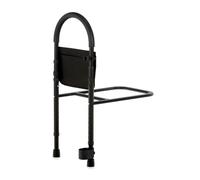 Geriafy - Barandilla Cama Adultos y Ancianos | Asidero Regulable con Soporte para Bastón e Incorporador | Ajustable, Seguro y Robusto | Ideal para Facilitar el Levantamiento | Altura de 80 a 100 cm