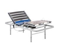 Geriafy - Cama Articulada Eléctrica | 105x200 cm | Reforzada y Compacta | Mando por Cable y Patas Regulables en 4 Alturas