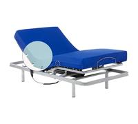 Geriafy - Cama articulada eléctrica Reforzada con colchón Sanitario HR Impermeable (80x190)