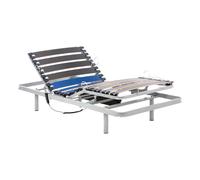 Geriafy - Cama Articulada Eléctrica Home Silver | 80x200 cm | Reforzada y Compacta | Mando por Cable