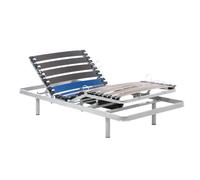 Geriafy - Cama Articulada Eléctrica Home Silver | 90x200 cm | Reforzada y Compacta | Mando inalámbrico