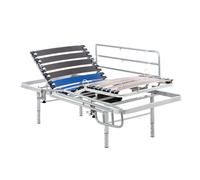 Geriafy - Cama Articulada Eléctrica Reforzada con Patas Regulables | Barandillas abatibles Resistentes (105x190 cm, Mando Inalámbrico)