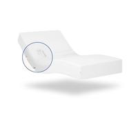 Geriafy Colchón de Espuma viscoelástica de 90 x 190 cm (Individual de 91 cm) | 20 cm de Grosor | Funda Transpirable Tencel | Adecuado para Camas Ajustables y estándar