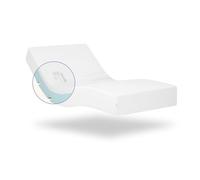 Geriafy - Colchón Viscoelástico para Cama Articulada 105x200 cm | Funda 100% Tencel Suave y Transpirable | 20 cm de Grosor | Firmeza Media-Alta | Apto para Somier, Base o Canapé