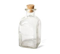 Gerimport Botella Frasco de Cristal con tapón de Corcho 240ml