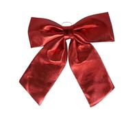 Gerimport Lazo Decorativo Madrid Rojo de 60x70 cm - Adorno Elegante para Árbol de Navidad y Espacios Festivos