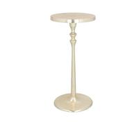 Gerimport Mesa Auxiliar Modelo Kevin Color Dorado 23 x 23 x 50 cm