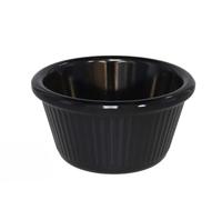 Gerimport Ramequín de melamina negra 8,4 cm para salsas y postres pack de 1 unidad