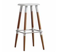 Gerimport Taburete Alto Diseño Eventos Blanco Narvik - Elegante y Moderno
