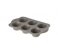 Gerlach Molde de silicona inteligente para hornear magdalenas, 6 piezas