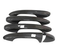 GERLJ manija exterior de la puerta del automóvil Manija de puerta exterior coche para Benz Clase S W222 2014-2020, accesorios fibra carbono real