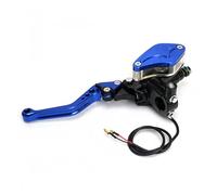 GERLJ palanca de embrague de freno de motocicleta 7/8" Motorcycle Brake lever Handle Hydraulic Clutch Racing Universal For HONDA Yamaha Kawasaki(Left Blue)