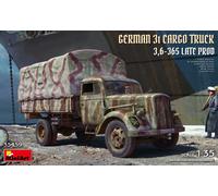 German 3t Cargo Camión 3,6 -36S Late Prod 1 :3 5 Plástico Modelo Kit Miniart