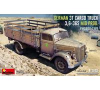 German 3t Cargo Camión 3,6 -36s Medio Prod. Pmq600-type 1 :3 5 Plástico Modelo