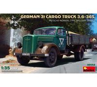 German 3t Cargo Camión 3,6 -36s. Pritsche-Normal-Type. Military Service 1 :3 5