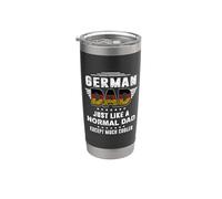German Dad Just Like A Normal Dad For Daddy Fathers Day Vaso térmico de acero inoxidable de doble pared