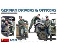 German Drivers & Officers 1 :3 5 Figura Plástico Modelo Kit Miniart