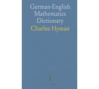 German-English Mathematics Dictionary