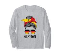 German Girl German Heritage Germany Flag Manga Larga