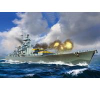 German Gneisenau Battleship 1:700 Modelo Trumpeter