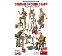 MiniArt Figura de plástico Personal de Tierra Alemán 1:48 con Accesorios Norte de África