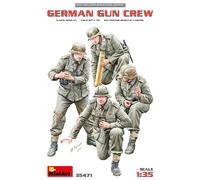 German Gun Crew 1 :3 5 Plástico Modelo Kit Miniart