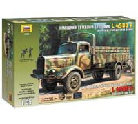 German Heavy Cargo Camión L4500a 1 :3 5 Plástico Modelo Kit Zvezda