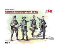 German Infantería (1939-1942) (4 Figuras) Maqueta Figura (1939-1