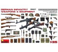 German Infantry Armas & Equipment 1 :3 5 Figura Plástico Modelo Kit Miniart