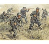 German Infantry - Infantería Alemana 1:72 Figura Plástico Modelo Kit Italeri