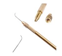 German Needle + Holder for Lace Wig Accessories Weaving Ventiting Needles and Holder
