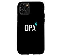 German Opa Hoch 4 Mathematics Design Granddad Four Grandkids Carcasa para iPhone 11 Pro