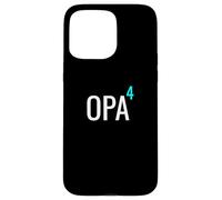 German Opa Hoch 4 Mathematics Design Granddad Four Grandkids Carcasa para iPhone 15 Pro MAX