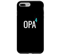 German Opa Hoch 4 Mathematics Design Granddad Four Grandkids Carcasa para iPhone 7 Plus/8 Plus