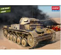 German Panzer II Ausf.f North África Tank 1 :3 5 Plástico Modelo Kit Academy