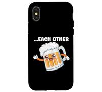 German Pretzel and Beer Matching Couple Outfits Carcasa para iPhone X/XS