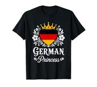 German Princess Germany Flag Proud German Girl Camiseta