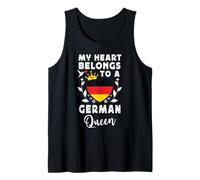 German Queen German Wife Girlfriend Germany Flag Camiseta sin Mangas