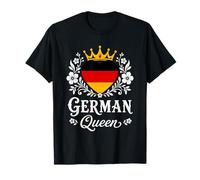 German Queen Germany Flag Proud German Woman Camiseta