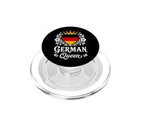 German Queen Germany Flag Proud German Woman PopSockets PopGrip para MagSafe