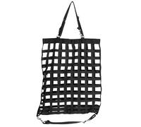 German Riding Bolsa para heno para la alimentación económica de Caballos con forraje Negro, 68 x 55 x 18 cm