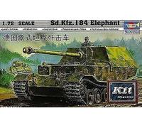 German Sd.Kfz.184 Elephant Panzer Tanque Plástico Kit 1:72 Model 7204 Trumpeter